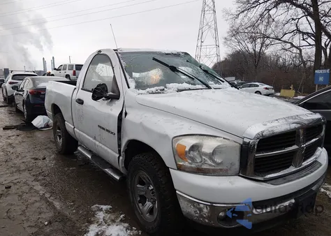 2006 Dodge Ram 1500 Slt from USA, damaged, VIN 1D7HA16N06J184017